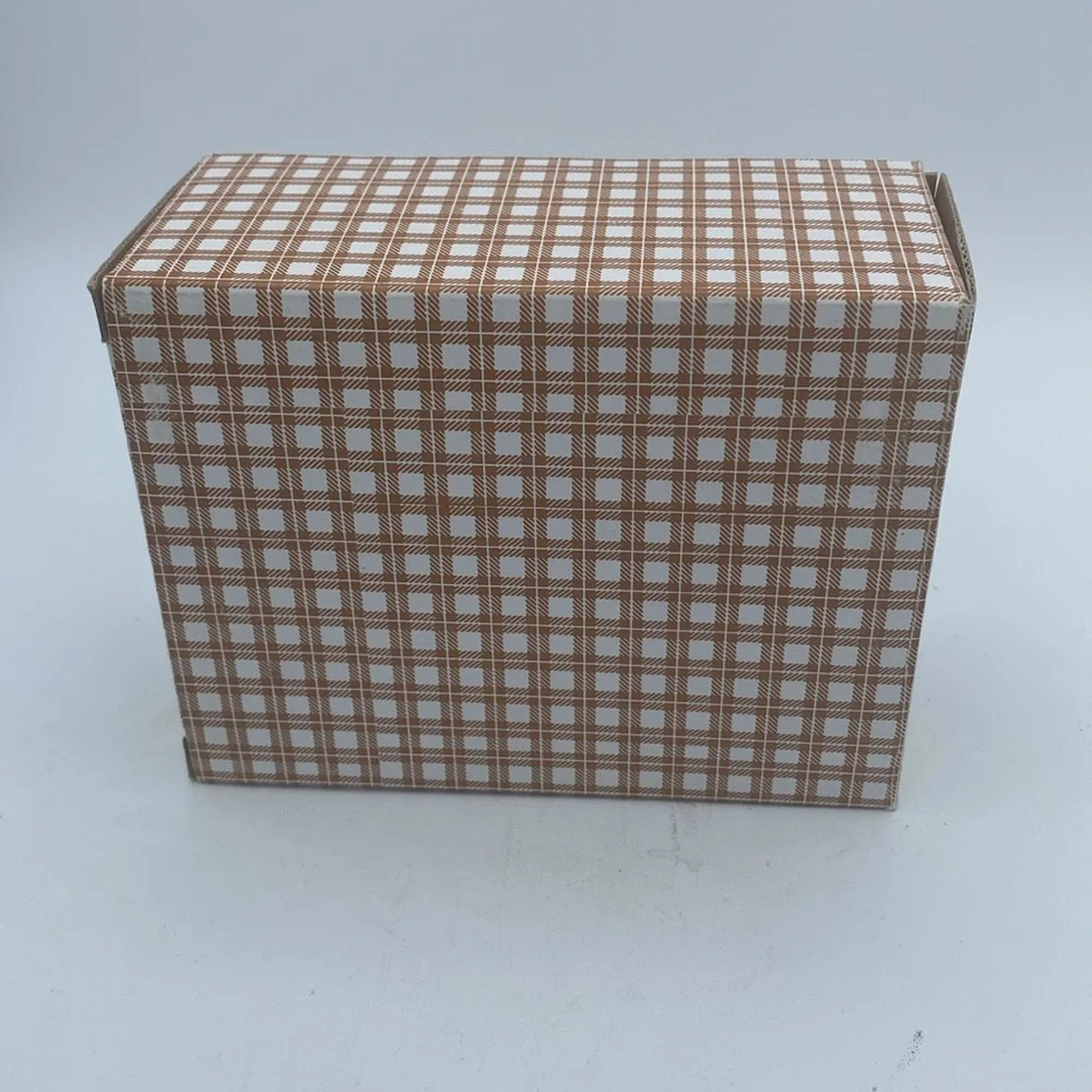 Cherry Finish wood trinket jewelry box with frame 5x4”